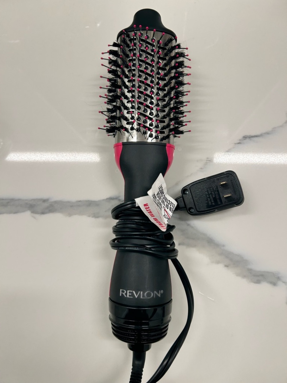 Revlon Black and Pink Volumizing Hot Air Styling Brush